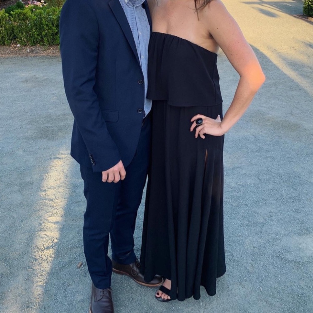 Vici strapless dress